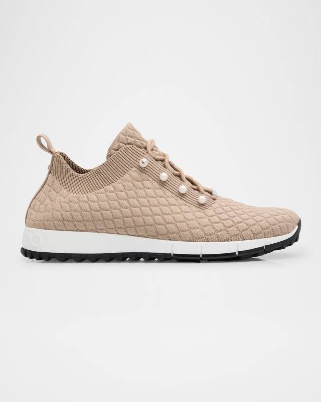 Veles Embellished Knit Trainers